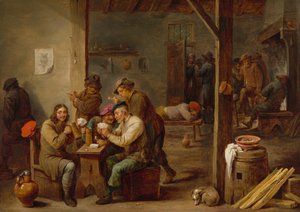 酒馆场景 作者 大卫·特尼尔斯（David Teniers）