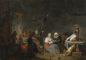 女巫安息日 作者 大卫·特尼尔斯（David Teniers）