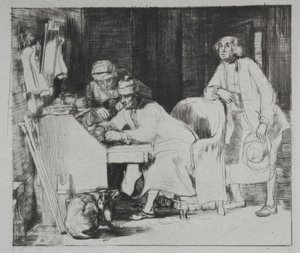失落的收据，1824年。 作者 大卫威尔基