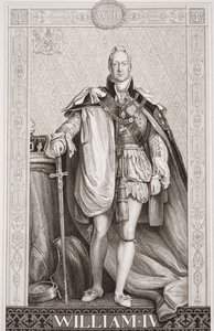 威廉四世（1765-1837）来自“英国和苏格兰历史插图”第二卷 作者 大卫威尔基