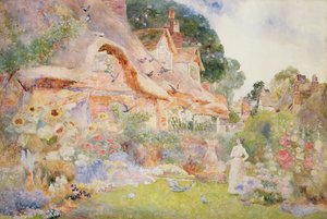 观看鸽子，1905年