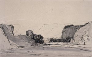 山谷，1914年（纸上写着） 作者 戴维·杨·卡梅伦