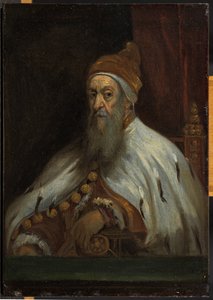 总督的肖像（在雅各布·丁托列托之后（归属）） 作者 大卫·特尼尔斯（David Teniers）