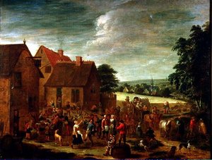 乡村庆祝活动 作者 大卫·特尼尔斯（David Teniers）