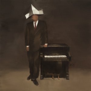 Marcel Broodthaers 21，2024（亚麻布油画）