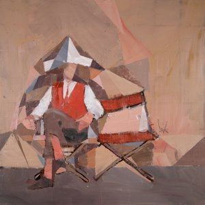 Marcel Broodthaers 27，2025 年（亚麻布油画）