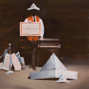 罗伯特-菲柳 37 (Van Laack)，2024 年（亚麻布油画）