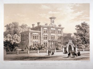伦敦协会盲人教学学校，伦敦玛丽伯恩大道，约1860年。   作者 戴和儿子