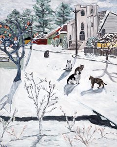 2018年冬（丙烯酸画布） 作者 黛博拉·伊芙·阿拉斯特拉