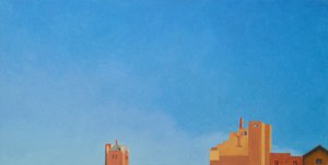 布鲁克林格林堡天空，2012 年（布面油画）
