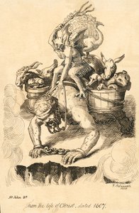 被恶魔骑的人（雕刻） 作者 德拉莫特 德拉莫特