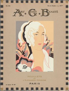 时尚杂志 饰演 Temptress 艺术 - 品味 - 美，女性优雅传单，1931 年 5 月，第 129 期，第 11 年（物品标题） 作者 德洛文库尔