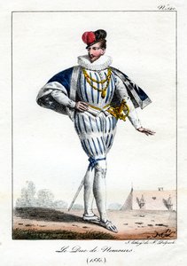 雅克·德·萨瓦（Jacques de Savoie），内穆尔第二公爵，1580年，出版时间：1795-1825年。