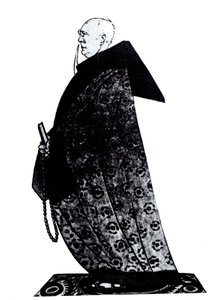 Fyodor Sologub 18631927为Magazin Satirikon绘制，1913年 作者 德尼