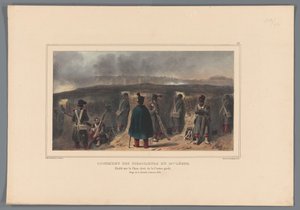 Schutters achter een borstwering, 1832 年
19 世纪步枪手的住所（标题见实物）
Dessins faits d