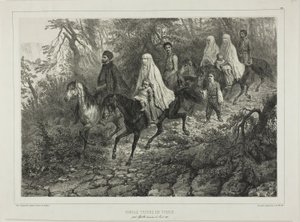 旅行的鞑靼家庭，1837 年 8 月 15 日，克里米亚雅尔塔附近