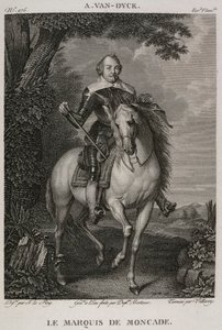 Denis-Sébastien Leroy、Antoine-Claude-François Villerey 和 Jean Duplessis-Bertaux - 《蒙卡德侯爵》，取材于安托万-凡-戴克（Antoine van Dyck），1802-1815 年