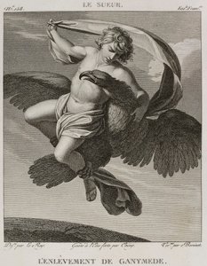 Denis-Sébastien Leroy，Coiny 和 Bovinet - 《绑架甘尼米》，仿效 Eustache Le Sueur - 1802-1815 年 作者 丹尼斯·塞巴斯蒂安·勒罗伊