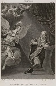 Denis-Sébastien Leroy et Le Villain - 圣母领报，取材于弗朗切斯科-阿尔巴尼（Francesco Albani） - 1802-1815 年