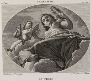 Denis-Sébastien Leroy et Le Villain - 《大地》，取材于卢多维科-卡拉奇（Ludovico Carracci），1802-1815 年 作者 丹尼斯·塞巴斯蒂安·勒罗伊