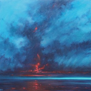 天火，2021 年（布面油画）