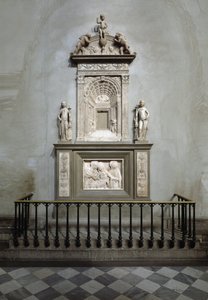 Desiderio da Settignano 的大理石帐幕（约 1430-1464 年）（圣礼的祭坛，大理石帐幕）1461 年佛罗伦萨，圣洛伦索教堂（圣劳伦斯教堂）意大利