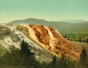 Jupiter Terrace，黄石公园，c.1902（photochrom）