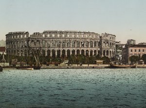 Arena del Mare, Pola, c.1900 (photomechanical print) 作者 底特律出版公司