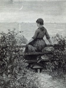 Fisher&39;s Lass，来自1888年的“休闲时光” 作者 杜威·贝茨