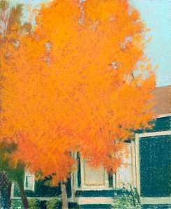 又是一年秋天，2023 年（纸上粉彩画） 作者 戴安娜·扬斯