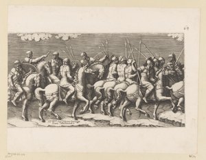 武装骑兵队伍（中段） 作者 黛安娜·曼图亚纳