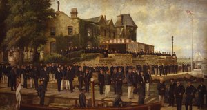 1895年皇家游艇中队成员综合肖像 作者 狄金森和福斯特