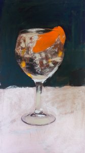 Gin Tonic con Rothko，2018（丙烯颜料印在打印照片上）