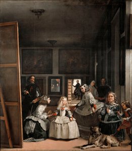 Las Meninas或《菲利普四世家族》，约1656年（布面油画） 作者 迭戈委拉斯开兹