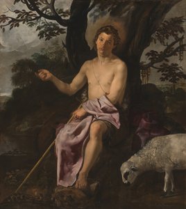 荒野中的施洗者圣约翰，约1622年。 作者 Diego Velasquez
