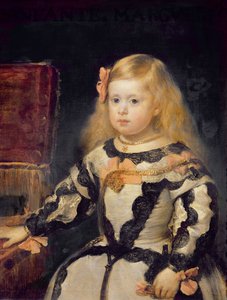 Infanta Maria Marguerita（1651-73）1654的肖像