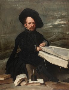 带书的小丑，约1640年。 作者 迭戈委拉斯开兹