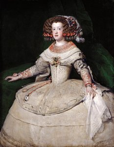 西班牙的步兵玛丽亚·特蕾莎（Maria Theresa），1650年代 作者 迭戈委拉斯开兹