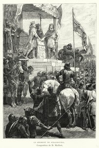 Le Serment De Strasbourg (engraving) 作者 Diogene Ulysse拿破仑·梅拉特