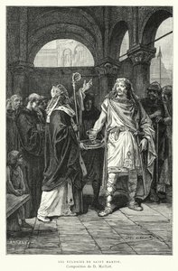 Les Eulogies De Saint Martin（雕刻） 作者 Diogene Ulysse拿破仑·梅拉特