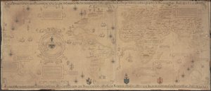 世界地图宣传，1529年 作者 迪奥戈·里贝罗
