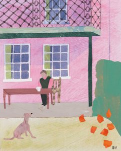 咖啡时间（拼贴画） 作者 