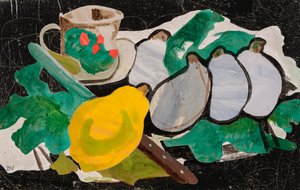 向布拉克致敬（拼贴画） 作者 