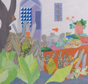 天堂里的孤独（拼贴画） 作者 