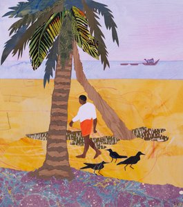 晨练，尼莱什瓦尔（拼贴画） 作者 