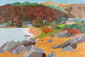 萨德尔，金泰尔岛（拼贴画） 作者 