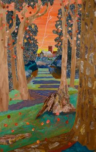 圣奥尔本斯，2025 年（拼贴画） 作者 