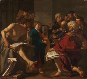 医生中的基督 作者 迪克·巴布伦·范（Dirck Baburen van）