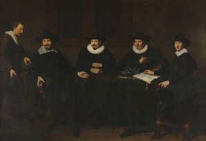 1643 年，阿姆斯特丹 Saainering 的头人 作者 迪尔克·迪尔克斯。范桑特沃特