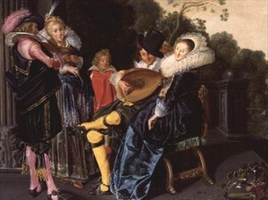 一个优雅的派对，由观赏湖制作音乐，1621年
